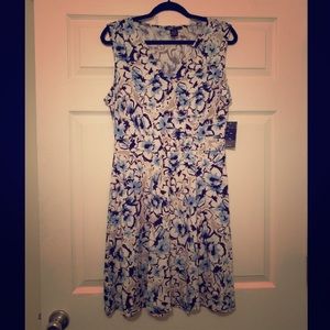 NWT blue floral dress